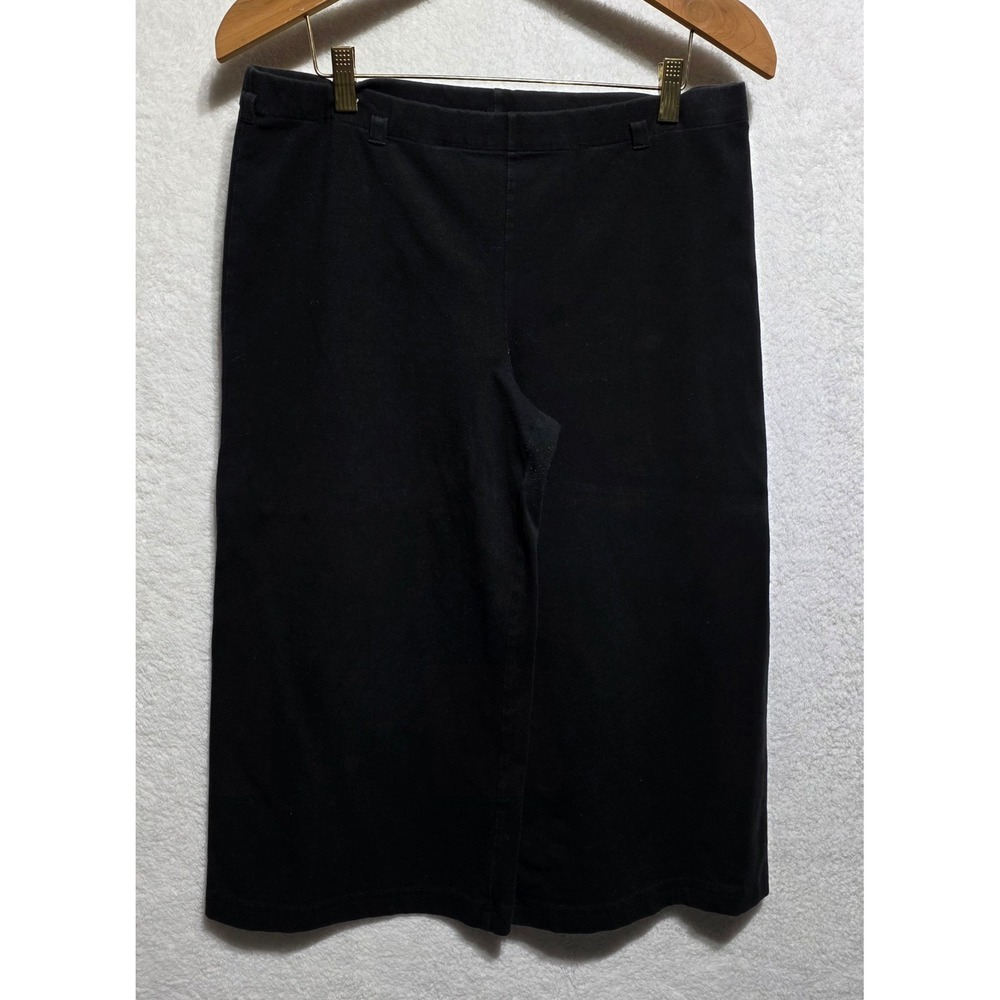 ProSpirit Athletic Gear Black Capris Cropped Pants M Cotton Spandex